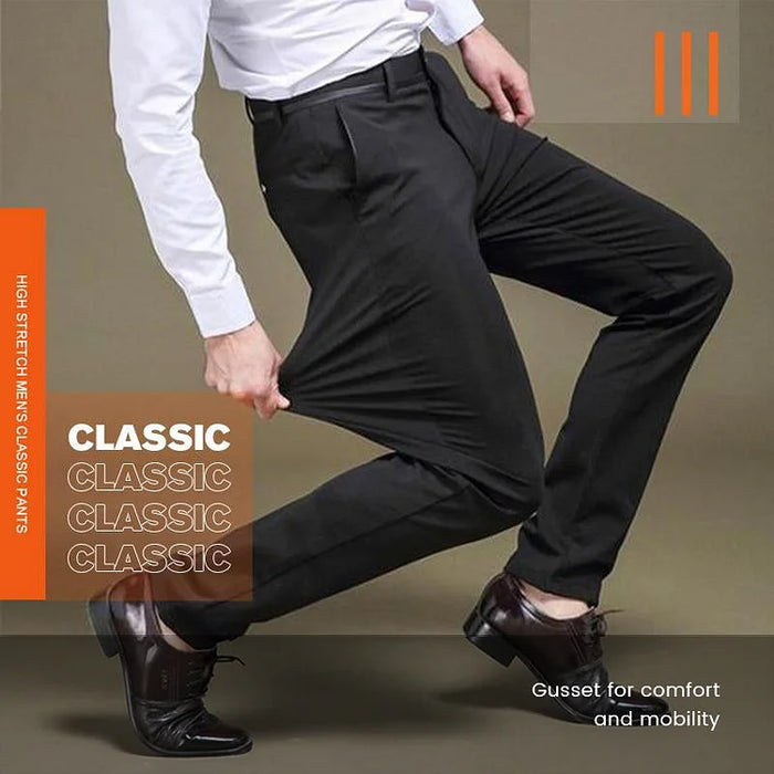 Ultimate stretch trousers for men: classic look, maximum comfort