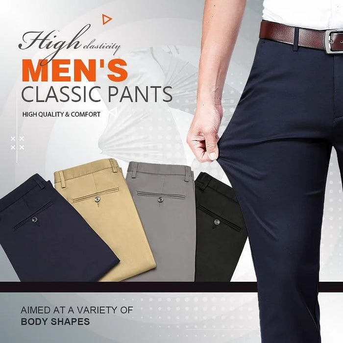 Ultimate stretch trousers for men: classic look, maximum comfort