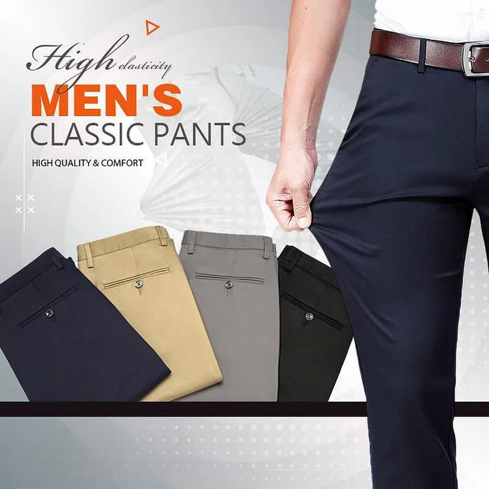 Ultimate stretch trousers for men: classic look, maximum comfort